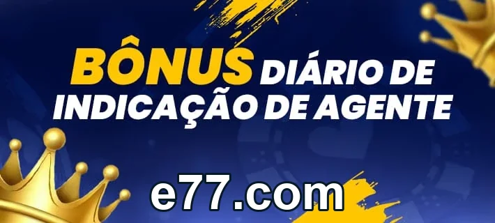 Tela do app e77.com com jogos rápidos e navegação simples