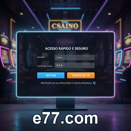 Acesso ao e77.com no celular com facilidade