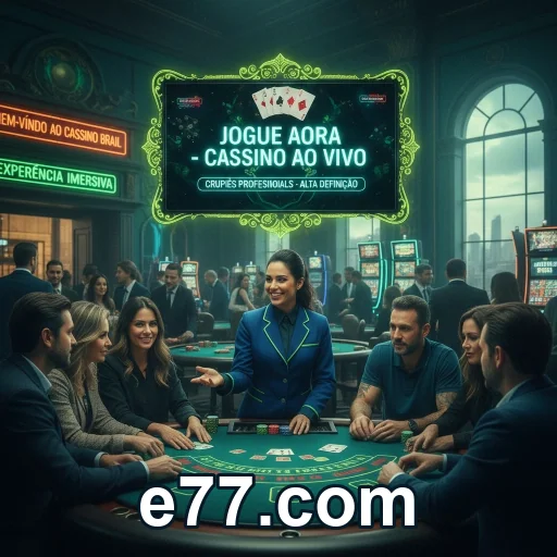 Tela de login no e77.com pelo endereço oficial